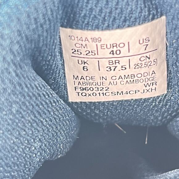 ASICS GT-1000 10 GS Thunder Blue Pure Silver Men Size 7 Running Sketchers - Picture 9 of 11